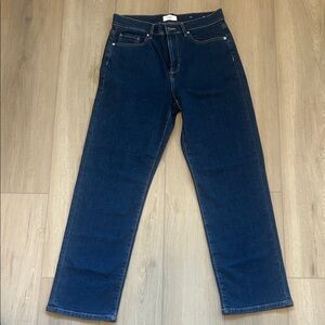LOFT Women’s Deep Blue Straight Jeans